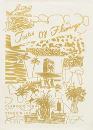 オフセットポスターTASTES OF FLAMINGO【サイン入 / Signed】