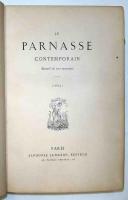 現代高踏詩集  初版蘭紙　Le Parnasse Contemporain. Recueil de vers nouveaux. 1866, 1869 et 1876.