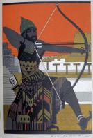 Salammbô. Avec six hors-texte en couleurs et des ornements gravés sur bois par F.-L.Schmied.　サランボー　シュミート画（ミクロス画）限定千部133番アルシュ紙
