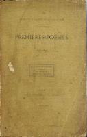 リラダン初期詩集1856～8年　初版　Premieres poesies. 1856-1858. Fantaisies nocturnes, Hermosa, Les Preludes, Chant du calvaire.