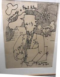 パウル・クレー讃歌　オリジナル石版　　COCTEAU,J. Hommage a Paul Klee. Lithographe