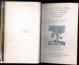 ホラティウス作品集　Opera. Recensuiot et illustrauit Fredericus G.Doering. Accendunt indices locupletissimi. Ditio nova, auctior et emendatior