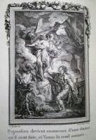変身物語　ラテン語フランス語対訳　アイザン、ショファール、モンネ、モロ銅版挿絵139枚　　Les metamorphoses. En latin et  en francois, De la Tradiction de M.l'Abee Banier; Avec des explications historiques.