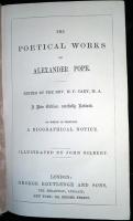 ポープ詩集　The Poetical Works. Ed. by H.F.Cary. A New Ed., carfully Revised. To which is prefixed a Bibliographical Notice. Illustr. by J.Gilbert. Coll:Routledge's British Poets