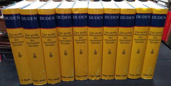 ドゥーデン大ドイツ語辞典 独々辞典 3版新版 全10巻 DUDEN. Das