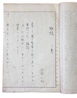 北村小松草稿「妖怪（一幕）」