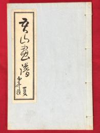 吾山画譜　夏