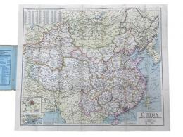 CHINA MANCHURIA AND MONGOLIA (PHILIPS' AUTHENTIC IMPERIAL MAPS, SERIES OF MAPS FOR TOURISTS & TRAVELLERS)