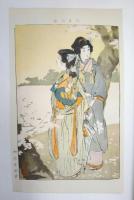 「女学世界」ほか　雑誌口絵貼り込み帖(石版画31枚)