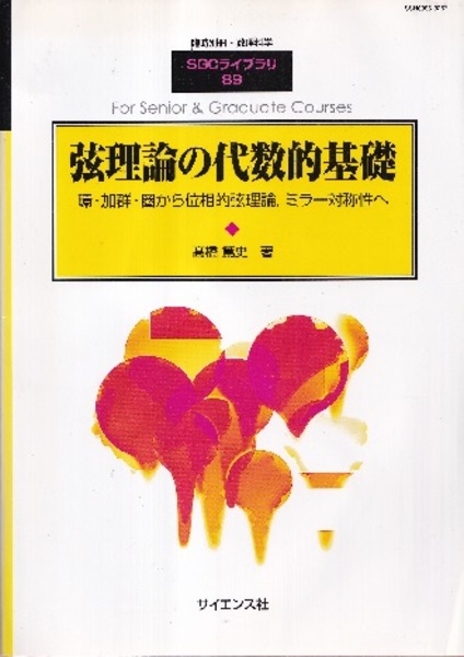 弦理論の代数的基礎 環・加群・圏から位相的弦理論、ミラー対称