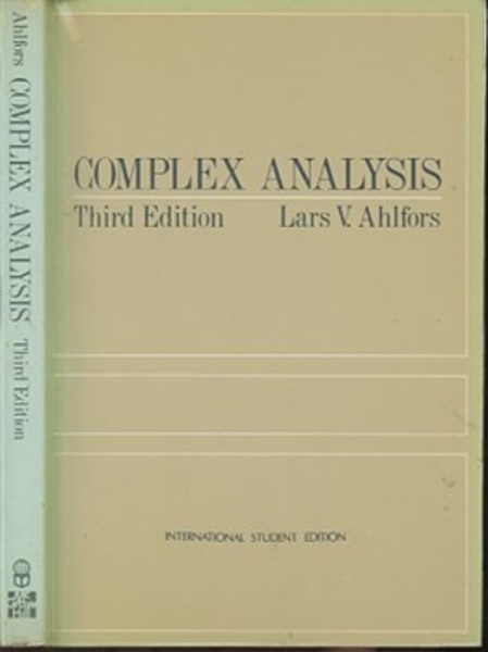 Lars Ahlfors Complex Analysis Third Edition 1979 Years Data