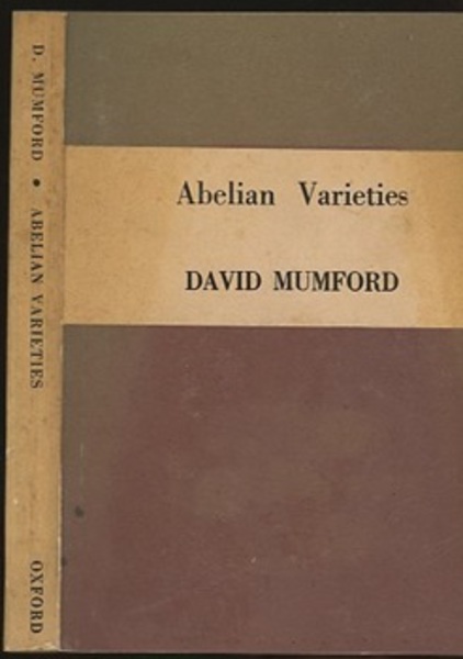 アーベル多様体（Mumford） Abelian Varieties : 2nd Edition (Soft) (英) アーベル多様体