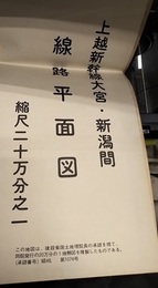 上越新幹線大宮・新潟間線路平面１/20万他 コピー：上越新幹線大宮・新潟間線路竪断面図：縦1／2千：横1／2万5千 1／25,000地形図：7枚貼り合わせ水上・後閑・沼田・鯉沢・渋川・前橋・高崎