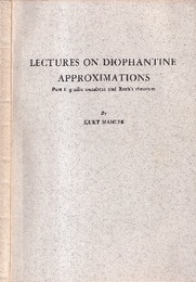 Lectures on Diophantine Approximations Part 1: g-adic numbers and Roth's theorem 
