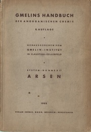 Gmelins Handbuch : Arsen 8th Edition 