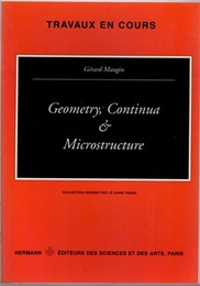 Geometry, Continua & Microstructure  