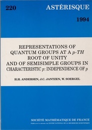 Representations of Quantum Groups at Ap-TH Root of Unity and of Semisimple Groups in Characteristic p: independence of p  