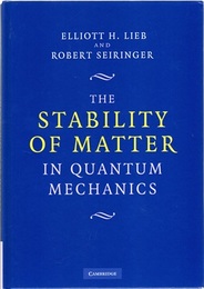 The Stability of Matter in Quantum Mechanics  