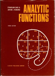 Analytic Functions : 3rd Edition  