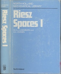 Riesz Spaces 1 (英) リース空間（1） 