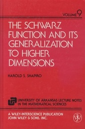 The Schwarz Function and Its Generalization to Higher Dimensions  