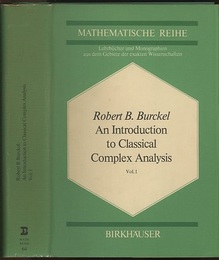 An Introduction to Classical Complex Analysis : Vol.1 (Hard)  