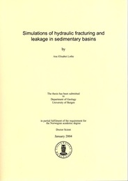 Simulations of hydraulic fracturing and leakage in sedimentary basins  