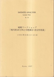 城崎ワークショップ「楕円型R行列と可換微分・差分作用素」  