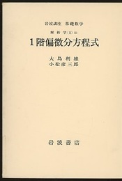1階偏微分方程式  