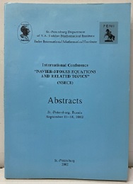 International Conference "Navier-Stokes Equation and Related Topics"(NSEC8) Abstracts St.-Petersburg, Russia September 11-18,2002 