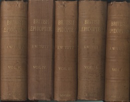 A Natural History of the British Lepidoptera : Vo.1-5 A Text-Book For Students and Collectors 