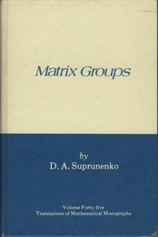 Matrix Groups (英) 行列群 