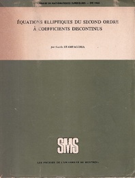 Equations Elliptiques du Second Ordre a Coefficients Discontinus  