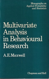 Multivariate Analysis in Behavioural Research  