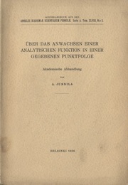 Uber das Anwachsen einer Analytischen Funktion in einer Gegeben Punktfolge  