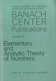 Elementary and Analytic Theory of Numbers  