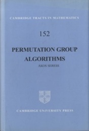 Permutation Group Algorithms  