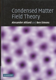 Condensed Matter Field Theory : 1st Edition  