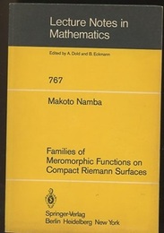 Families of Meromorphic Functions on Compact Riemann Surfaces  