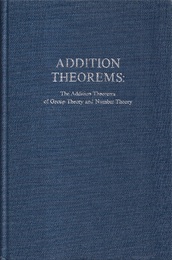 Addition Theorems The Addition Theorems of Group Theory and Number Theory 