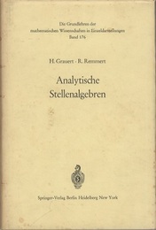 Analytische Stellenalgebren (Hard) Unter Mitarbeit von O. Riemenschneider 