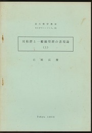 対称群と一般線型群の表現論 （上）  