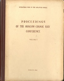 Proceedings of the Moscow Cosmic Ray Conference : 1-4  