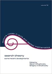 Search Theory Some Recent Developments 