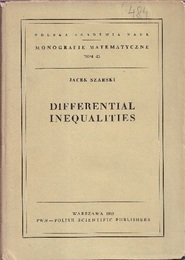 Differential Inequalities  