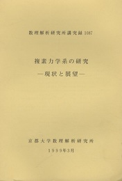 複素力学系の研究 －現状と展望－  