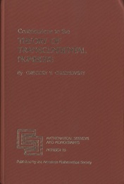 Contributions to the Theory of Transcendental Numbers  