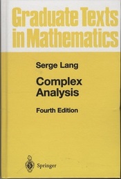 Complex Analysis : 4th Edition (Hard) (英) ラング複素解析 