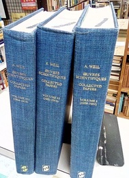 Andre Weil : Oeuvres Scientifiques / Collected Papers : Vol.1- 3 : 1st Edition (Hard) (1)1926-1951 (2)1951-1964 (3)1964-1978 (洋) アンドレ・ヴェイユ数学選集