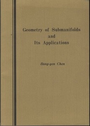 Geometry of Submanifolds and its Applications  